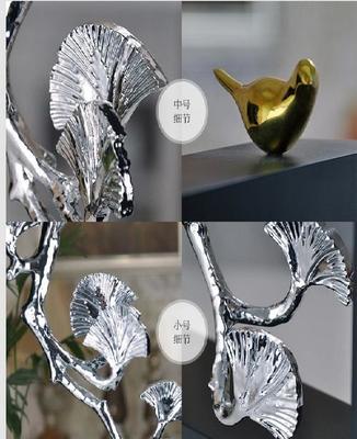 欧式迎客松鸟方框 镂空工艺摆件 装饰品 创意板房摆设-首商网